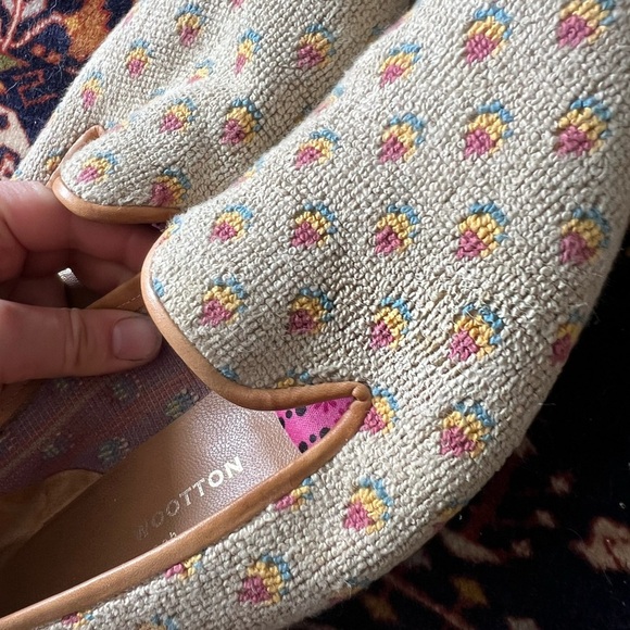 Stubbs & Wootton Woven Fabric Loafers, size 10 - Picture 3 of 6